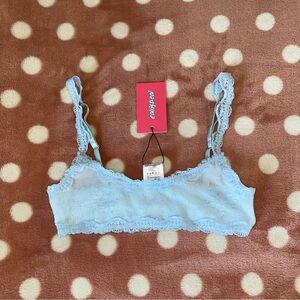 Edikted Light Blue Lace Bralette
